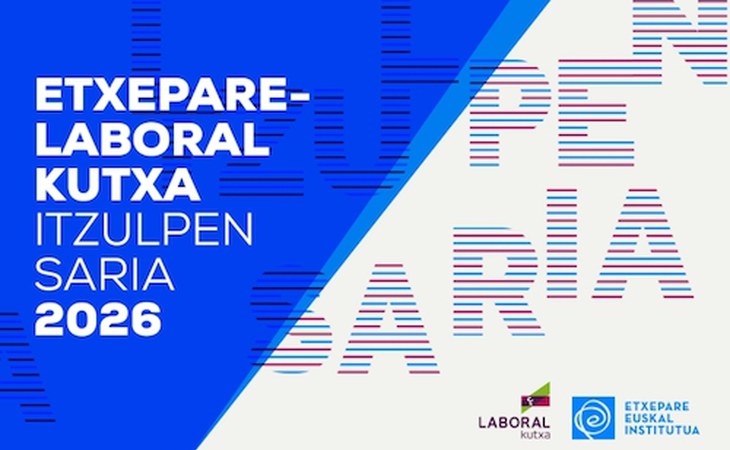 Submission now open for the 2026 "Etxepare - LABORAL Kutxa Translation Prize"
