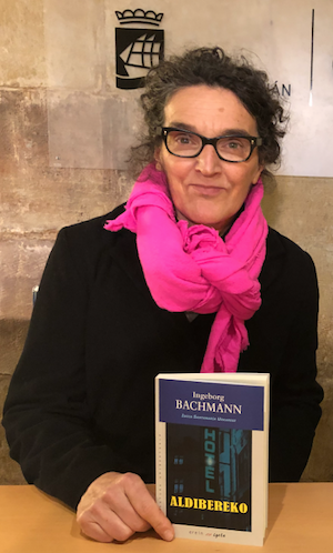 'Aldibereko', de Ingeborg Bachmann, en la Feria del Libro de Donostia