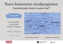 «Traducción de textos feministas: ¿otra herramienta de lucha?»