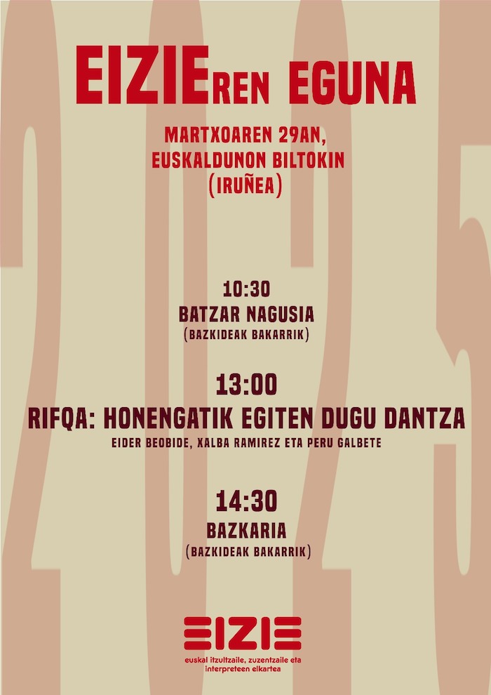 «Rifqa: Honengatik egiten dugu dantza» errezitaldia, Iruñean
