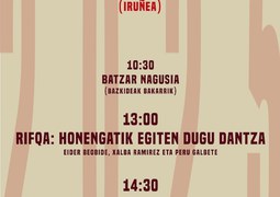 «Rifqa: Honengatik egiten dugu dantza» errezitaldia, Iruñean